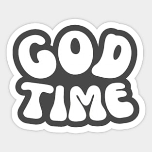 God Time Sticker